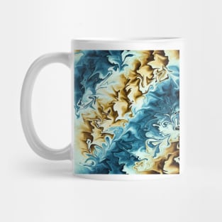 Abstract - Waves On The Beach Mug